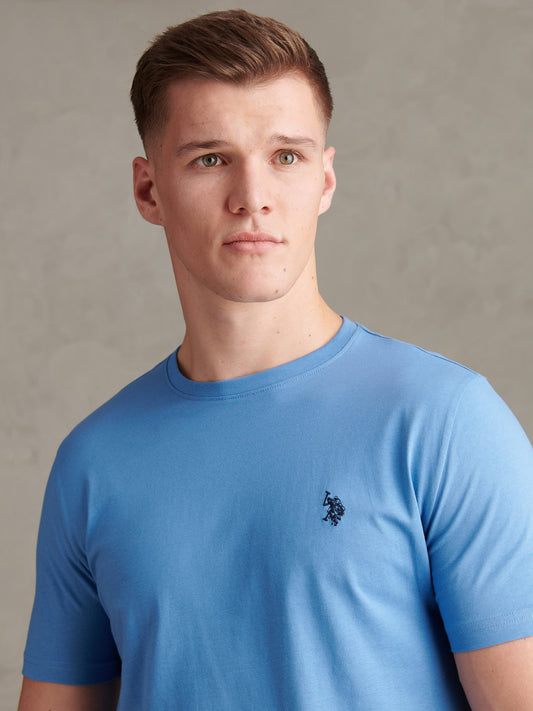 Mens Double Horsemen T-Shirt Riviera