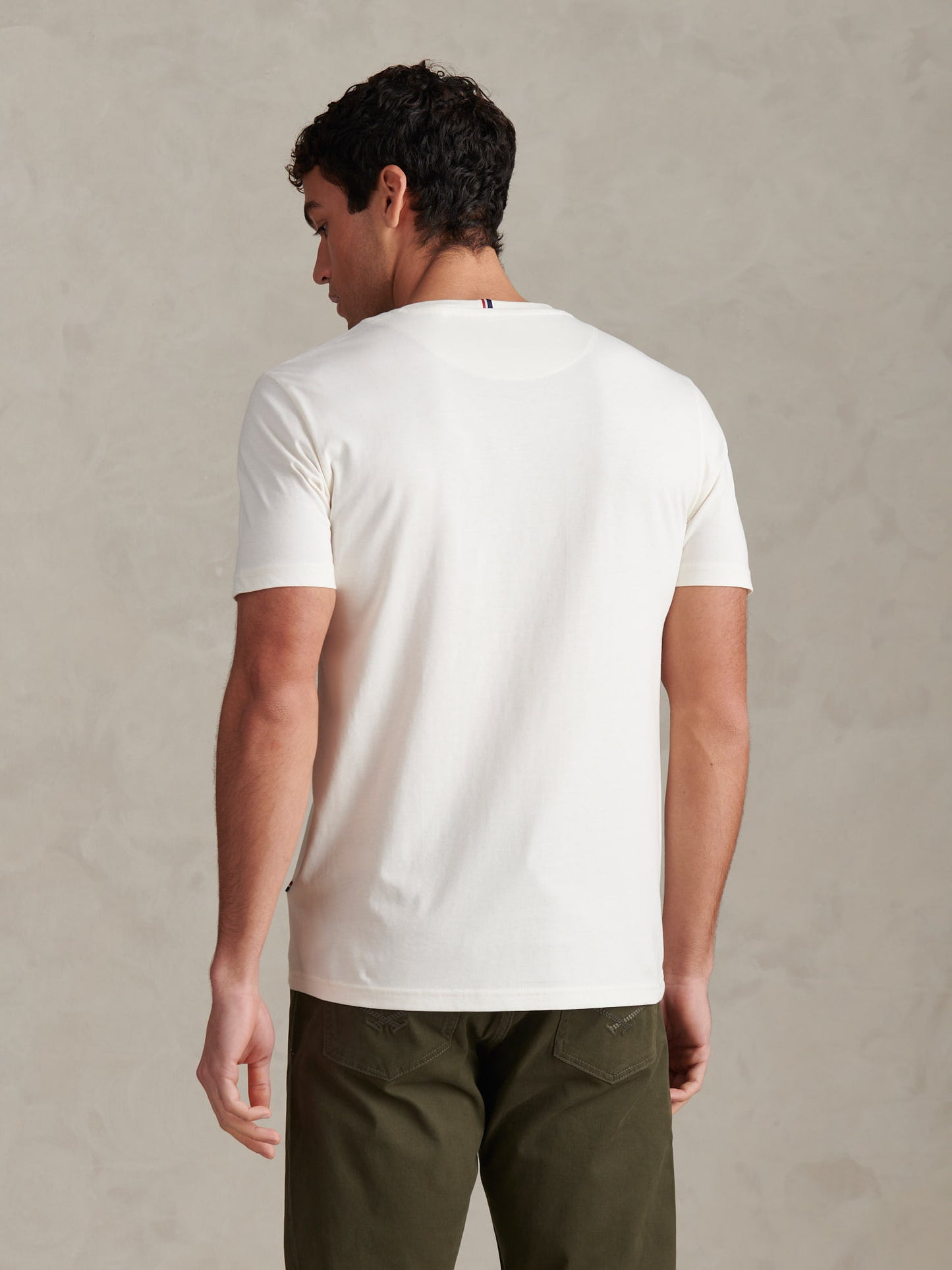 Mens Double Horsemen T-Shirt Whisper White