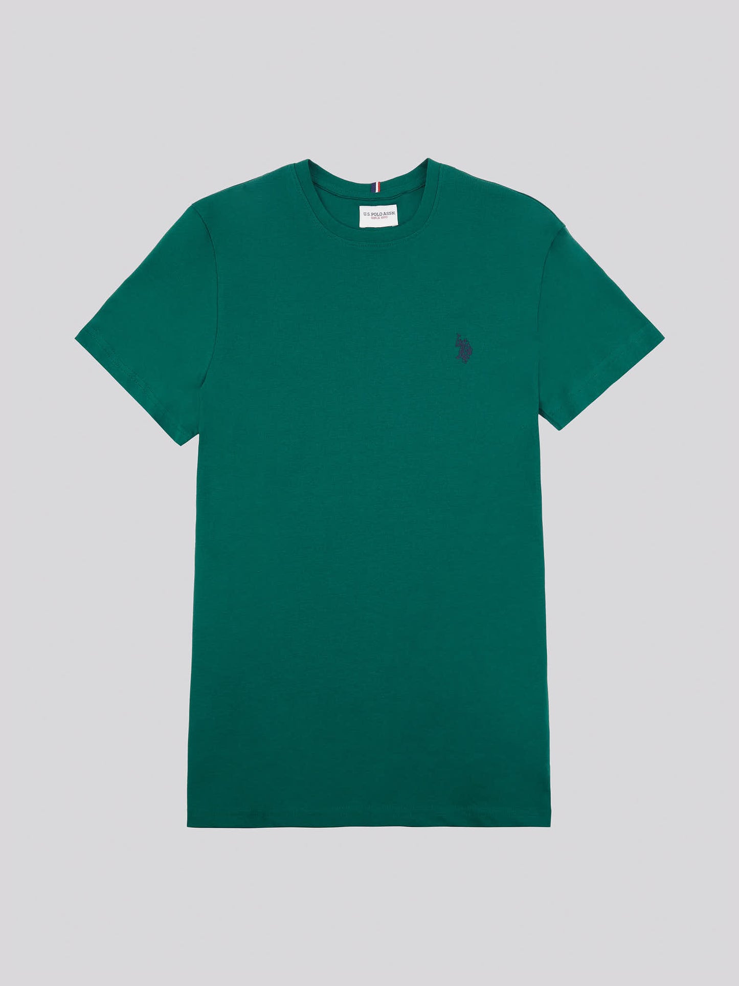 Mens Double Horsemen T-Shirt Rain Forest