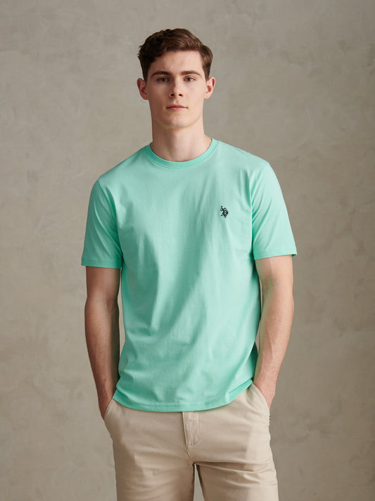 Mens Double Horsemen T-Shirt Ice Green