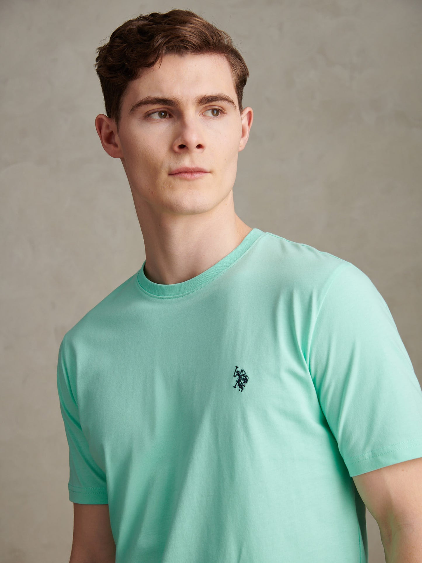 Mens Double Horsemen T-Shirt Ice Green