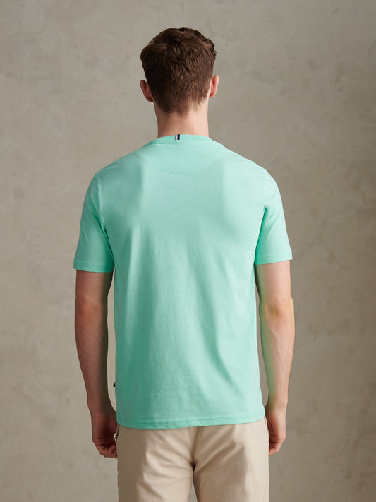 Mens Double Horsemen T-Shirt Ice Green