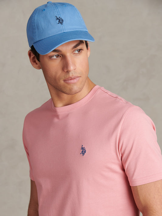 Mens Double Horsemen T-Shirt Mauveglow