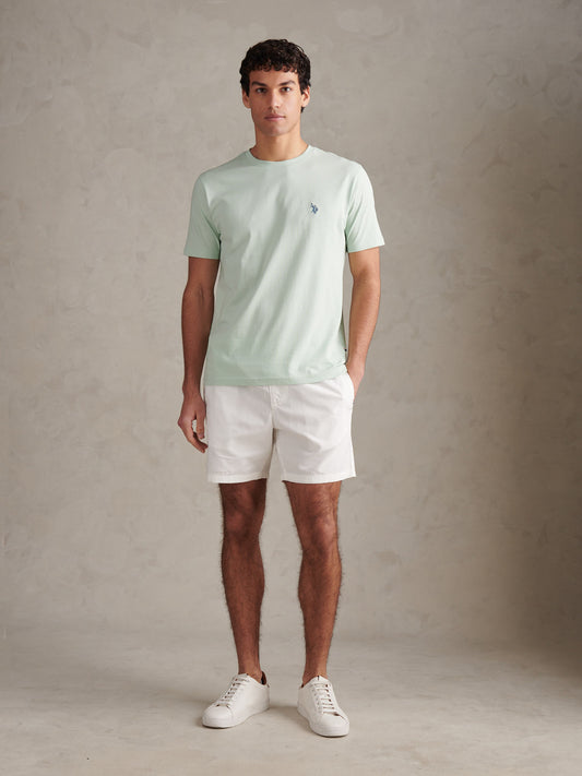 Mens Double Horsemen T-Shirt Aqua Foam