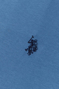 Mens Double Horsemen T-Shirt in Blue Horizon