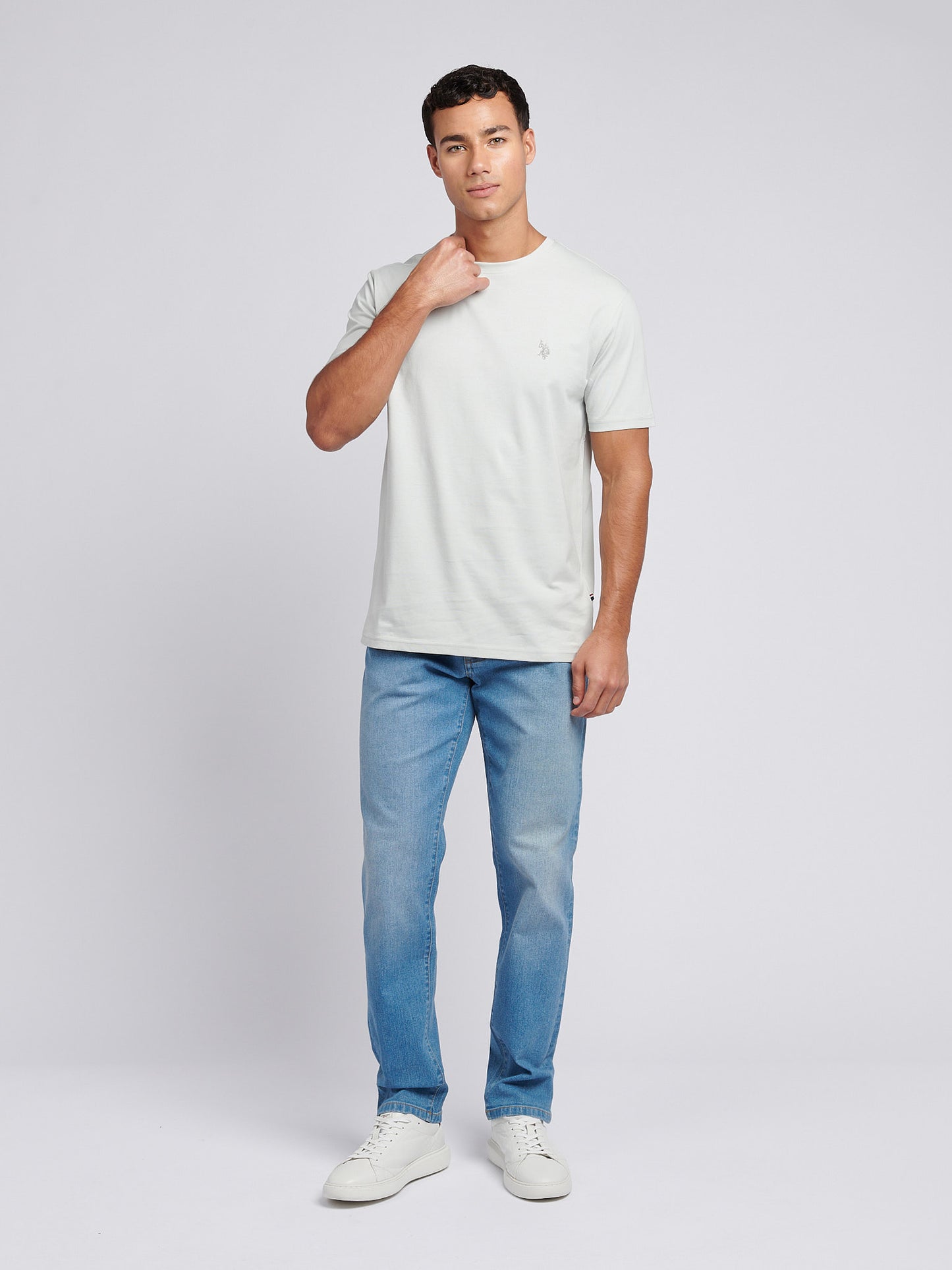 Mens Double Horsemen T-Shirt in Northern Droplet