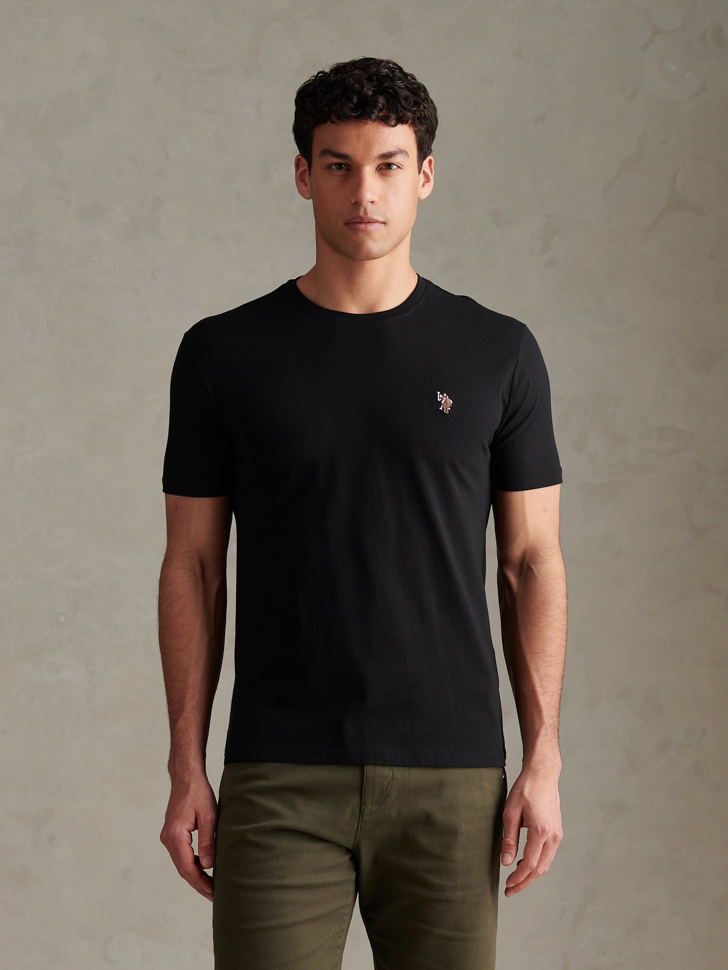 Mens Double Horsemen T-Shirt Black / Multicolour DHM