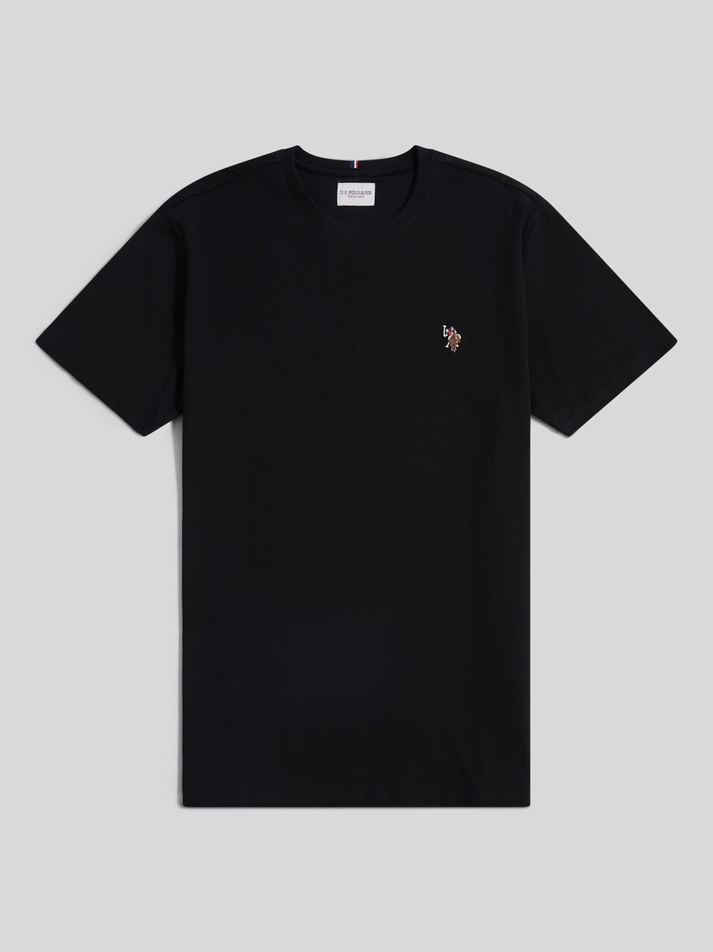 Mens Double Horsemen T-Shirt in Black / Multicolour DHM