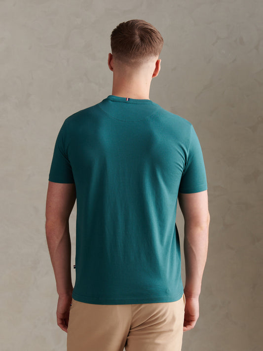 Mens Double Horsemen T-Shirt Mediterranea