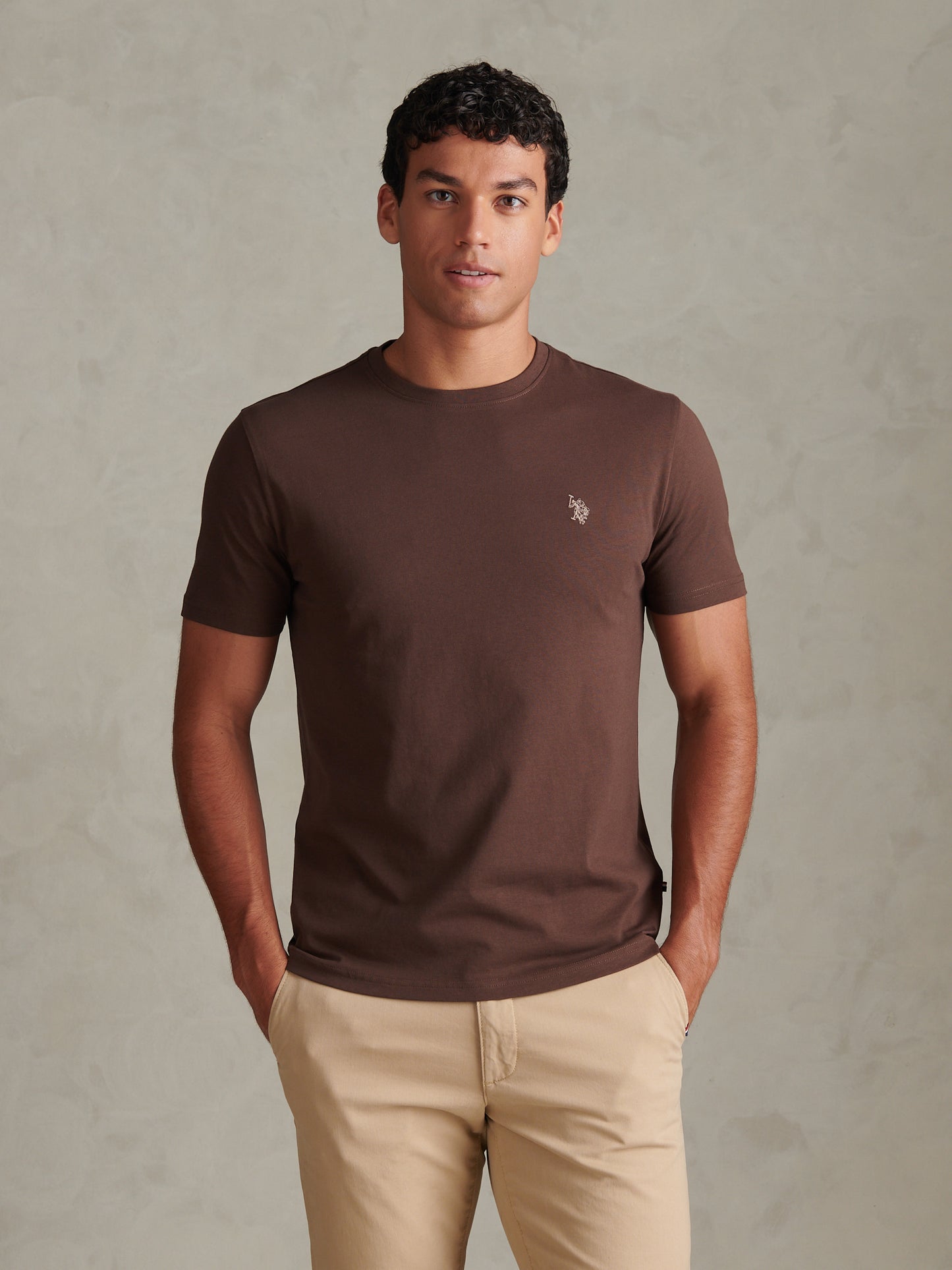 Mens Double Horsemen T-Shirt Bracken