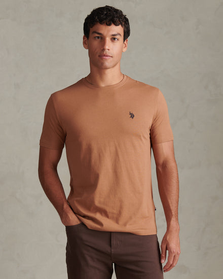 Mens Double Horsemen T-Shirt Autumn Leaf