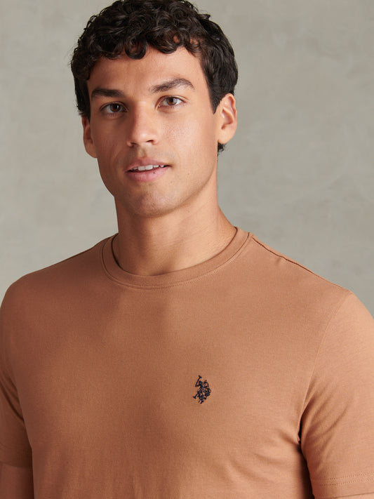 Mens Double Horsemen T-Shirt Autumn Leaf