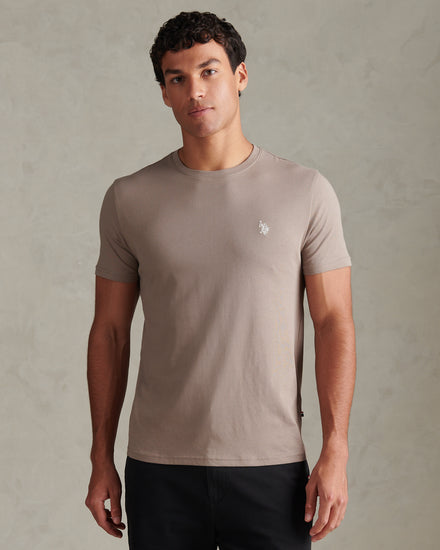Mens Double Horsemen T-Shirt Cinder