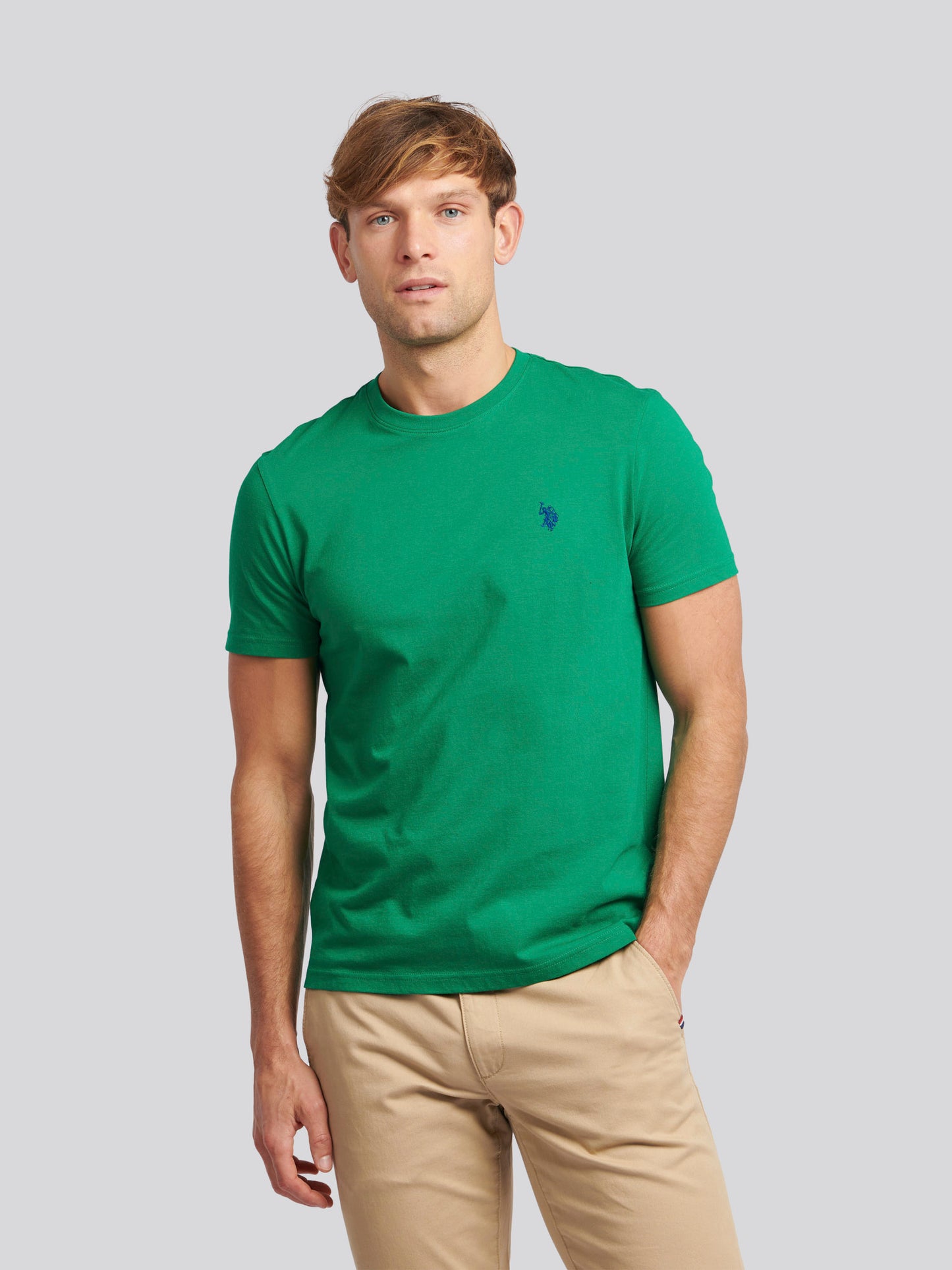 Mens Double Horsemen T-Shirt Lush Meadow