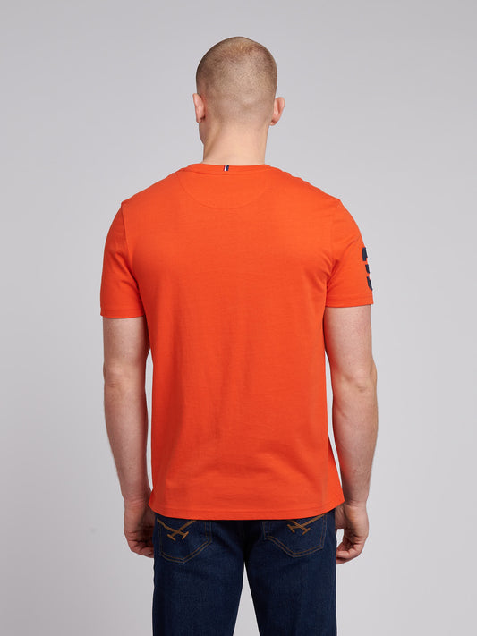 Mens Player 3 T-Shirt in Tangerine Tango