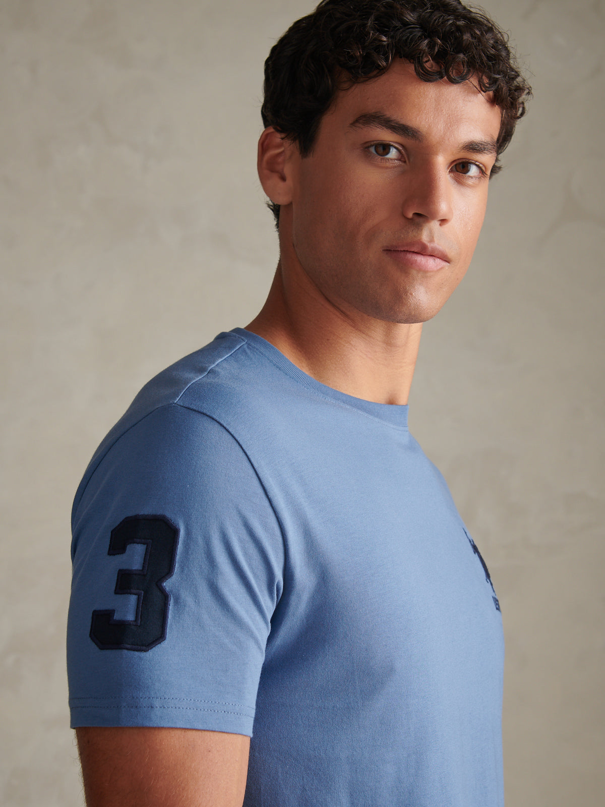Mens Player 3 T-Shirt Blue Horizon