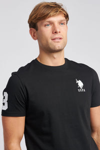 Mens Player 3 T-Shirt in Black Bright White DHM