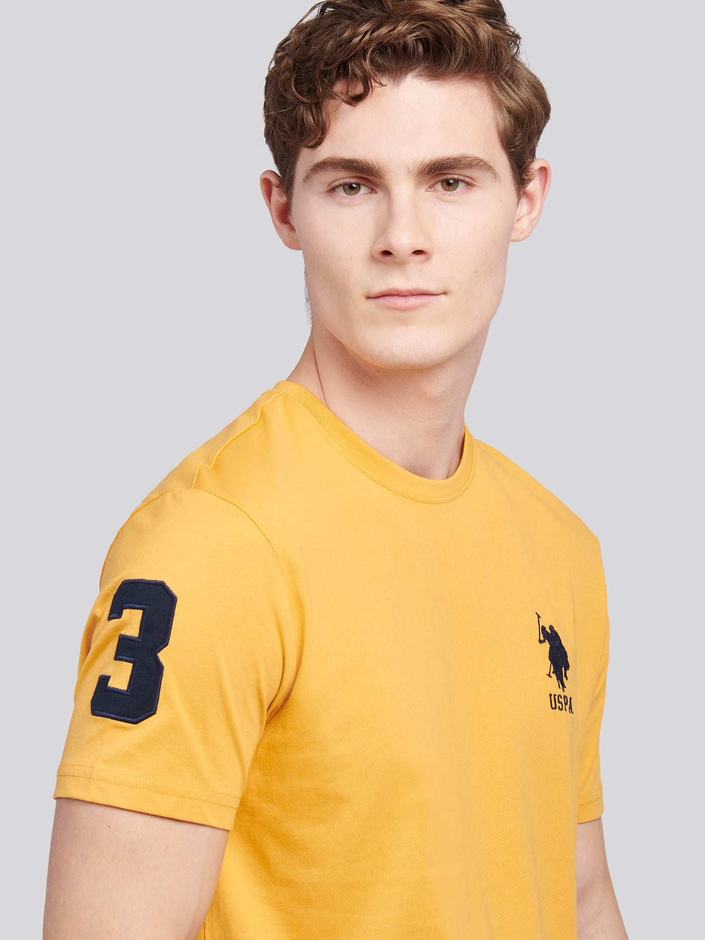 Mens Player 3 T-Shirt in Golden Apricot