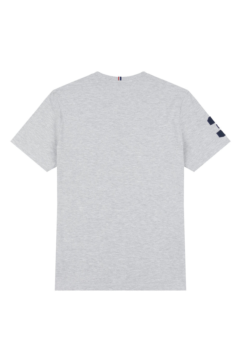 Mens Player 3 T-Shirt in Mid Grey Marl