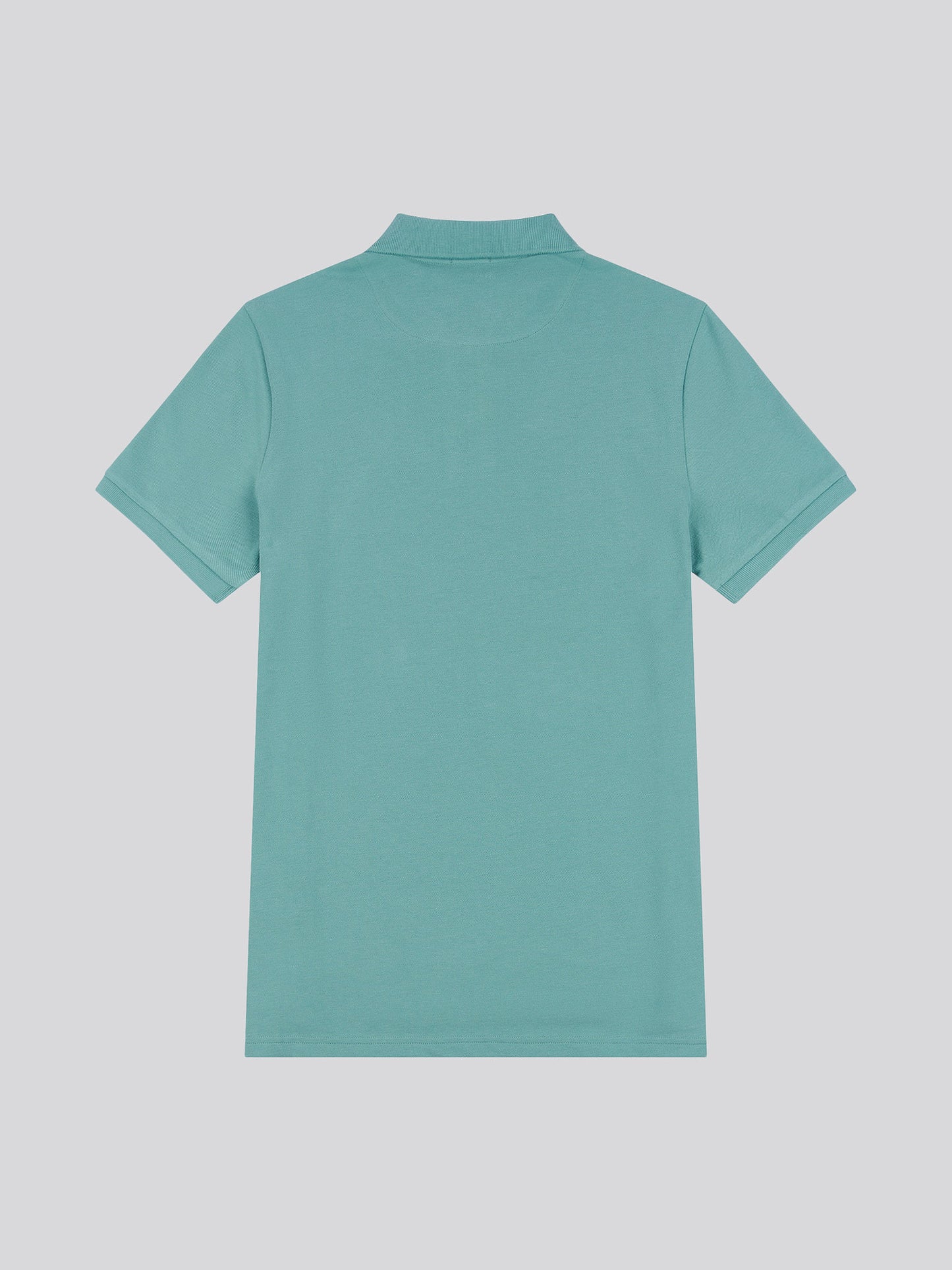 Mens Double Horsemen Polo Shirt Mineral Blue