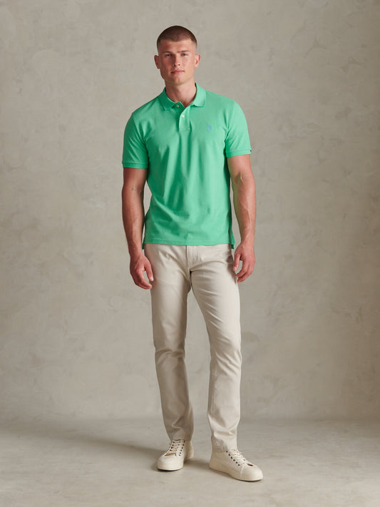 Mens Double Horsemen Polo Shirt Katydid