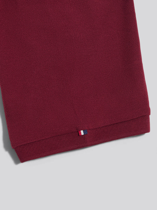 Mens Double Horsemen Polo Shirt Cabernet
