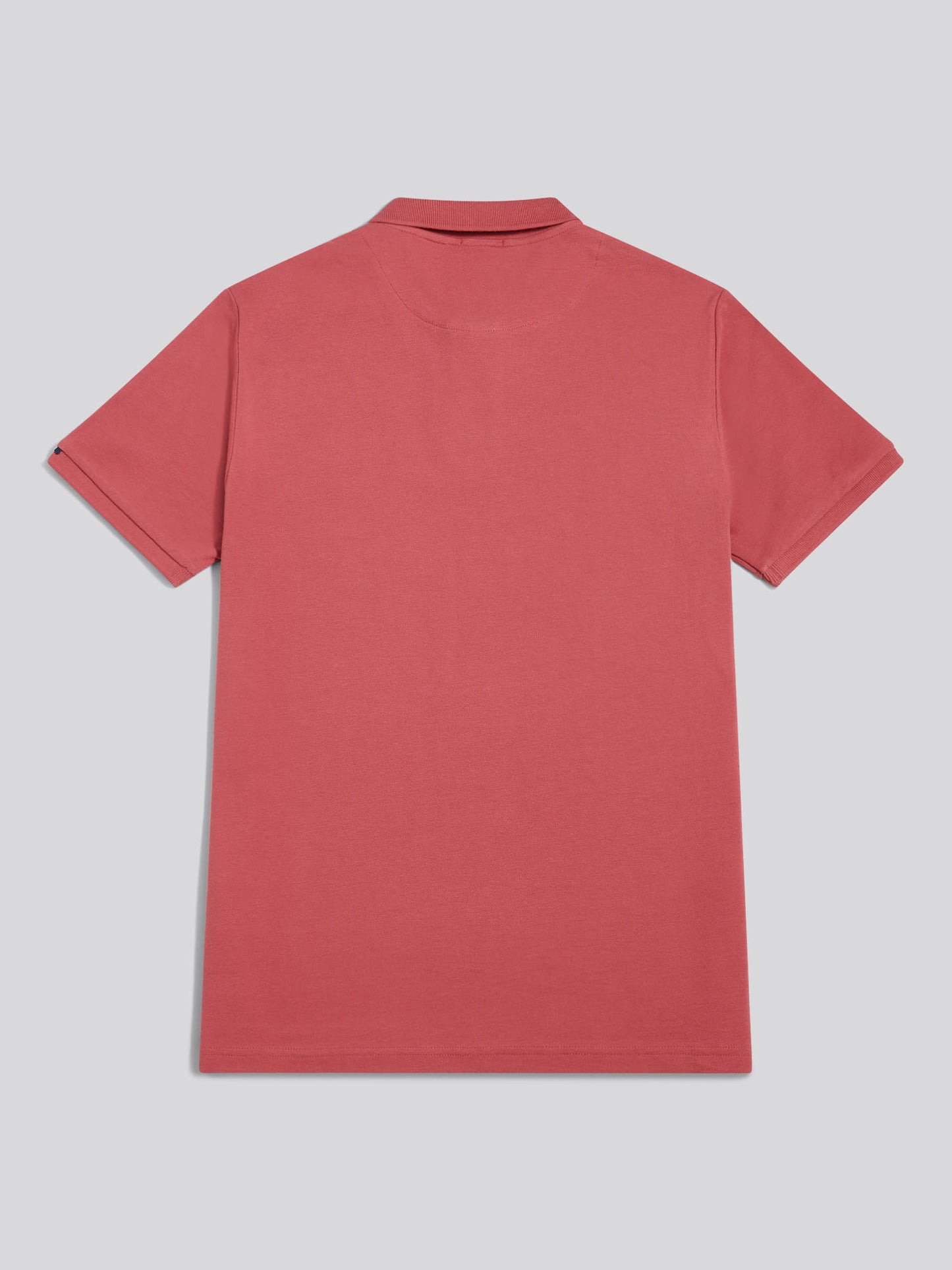 Mens Double Horsemen Polo Shirt Slate Rose