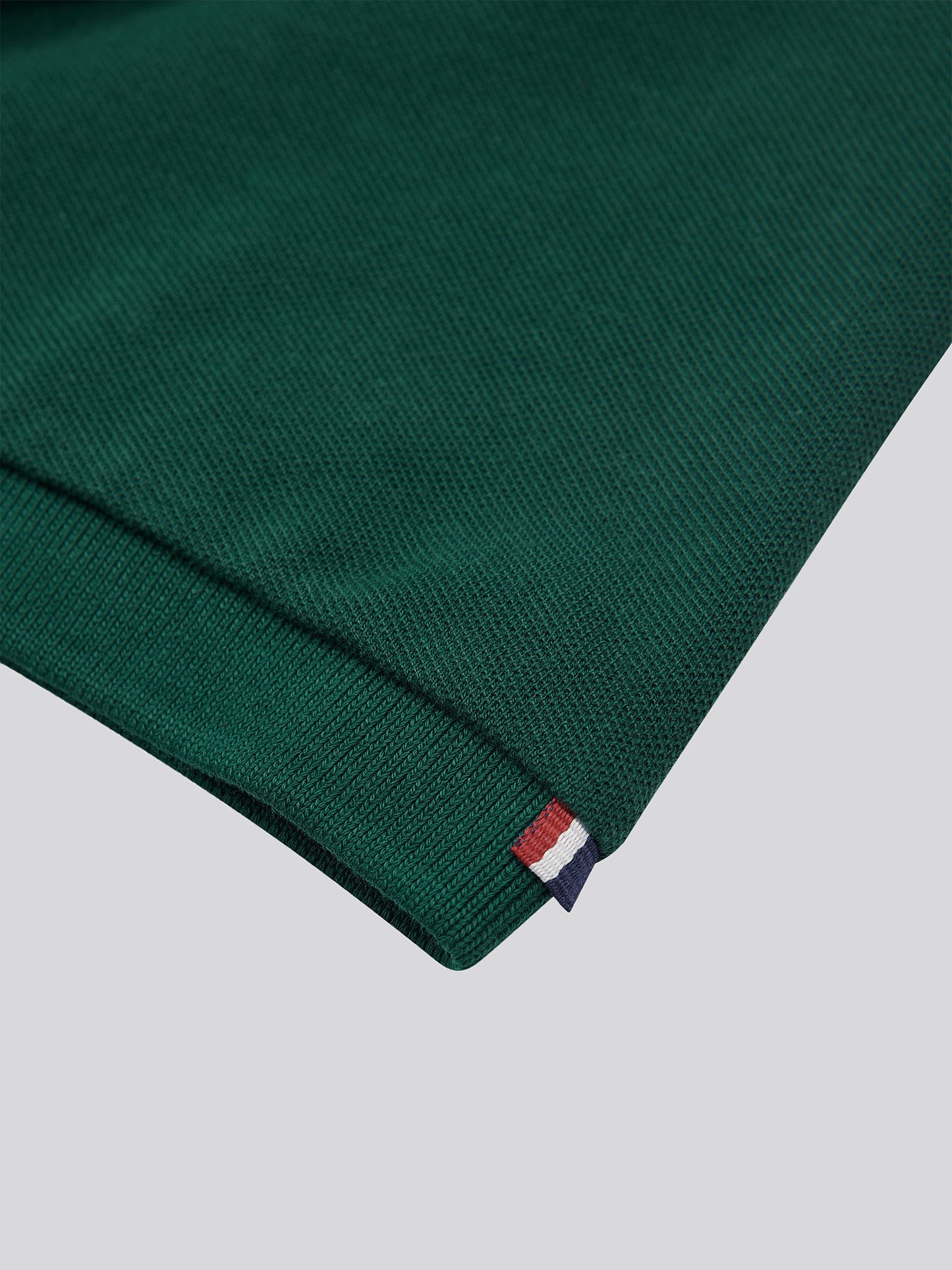 Mens Double Horsemen  Polo Shirt in Rain Forest