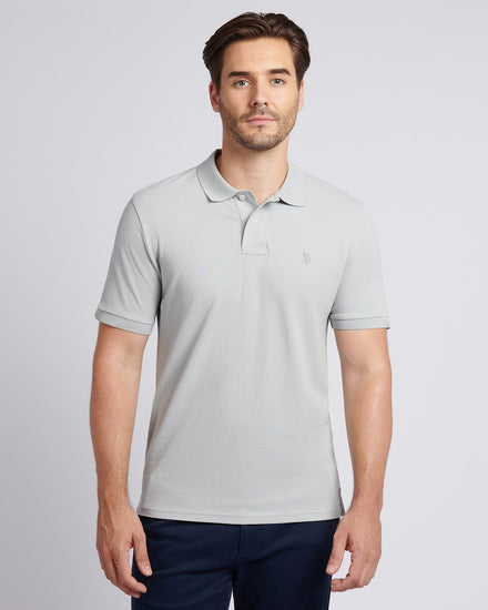 Mens Double Horsemen  Polo Shirt in High Rise
