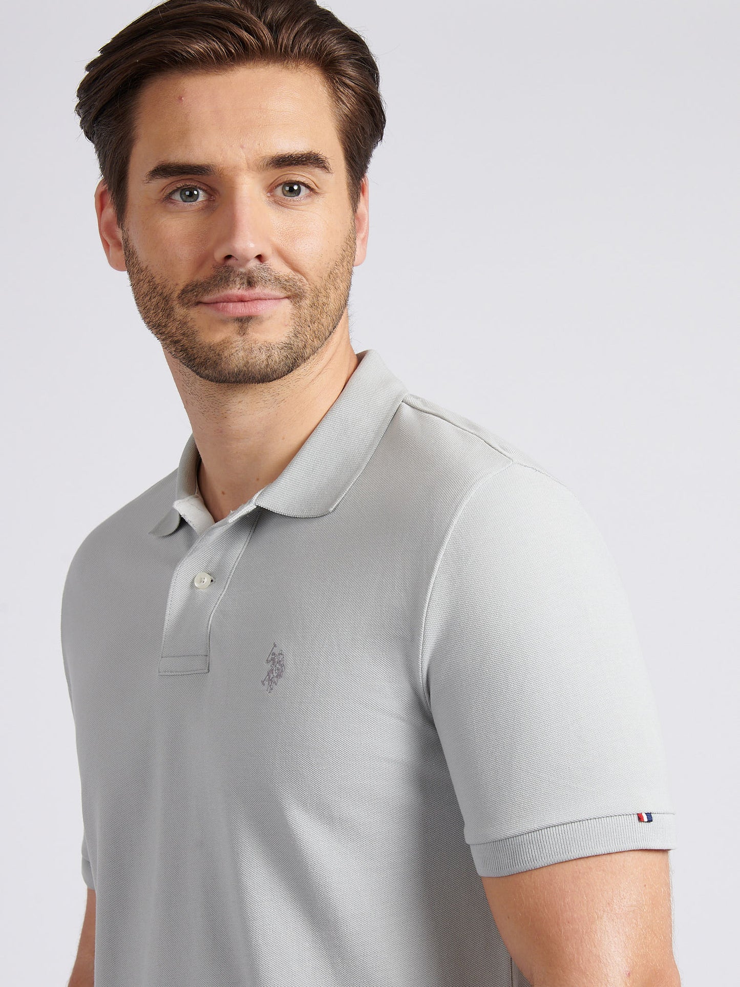 Mens Double Horsemen  Polo Shirt in High Rise