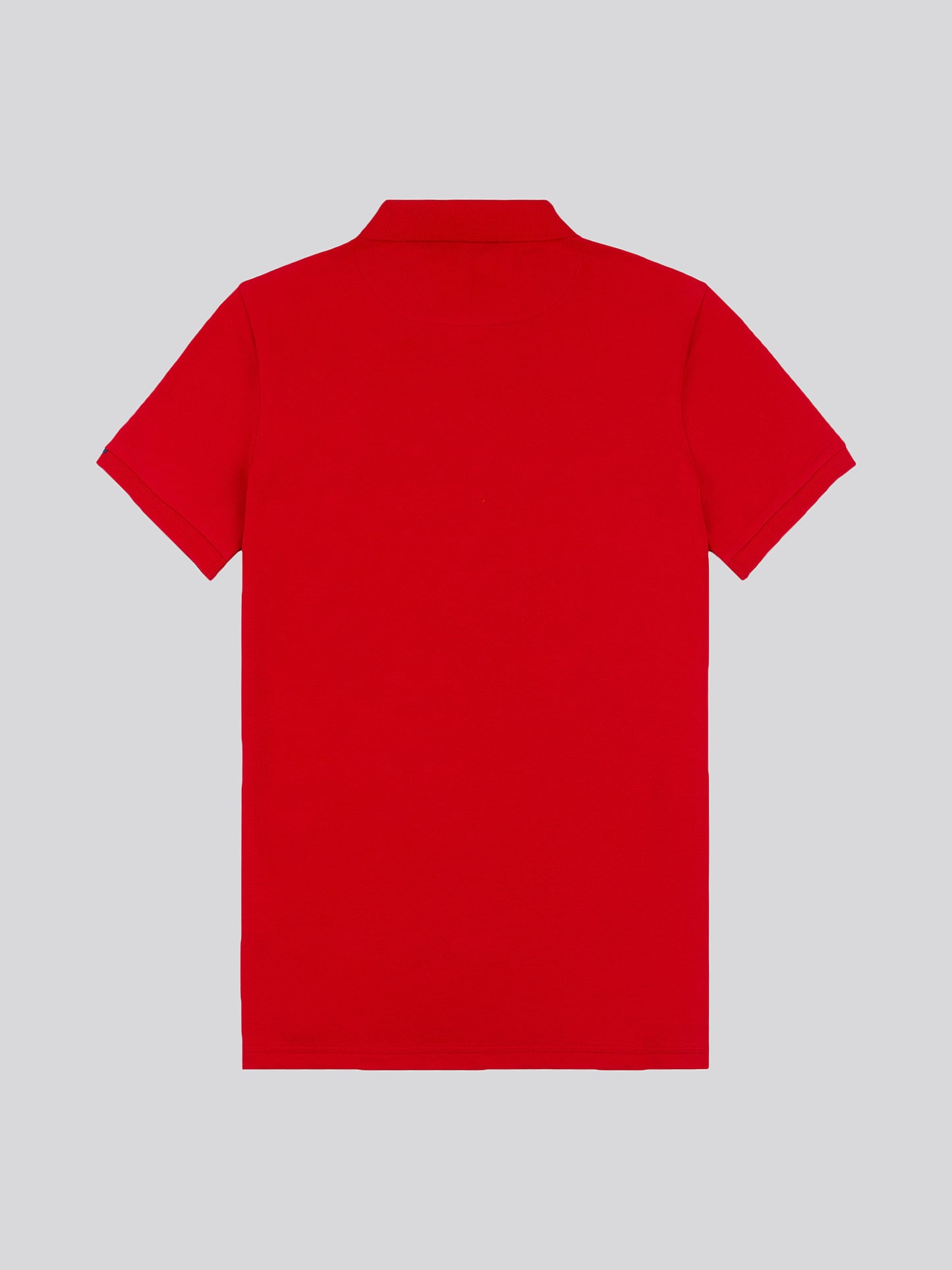 Mens Double Horsemen  Polo Shirt in Haute Red