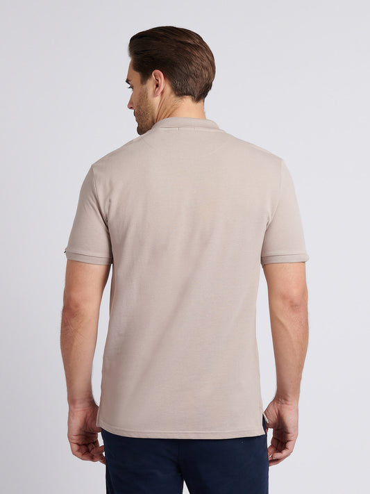 Mens Double Horsemen  Polo Shirt in Atmosphere