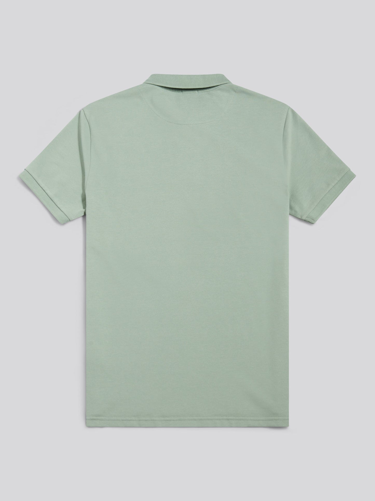 Mens Double Horsemen  Polo Shirt in Iceberg Green