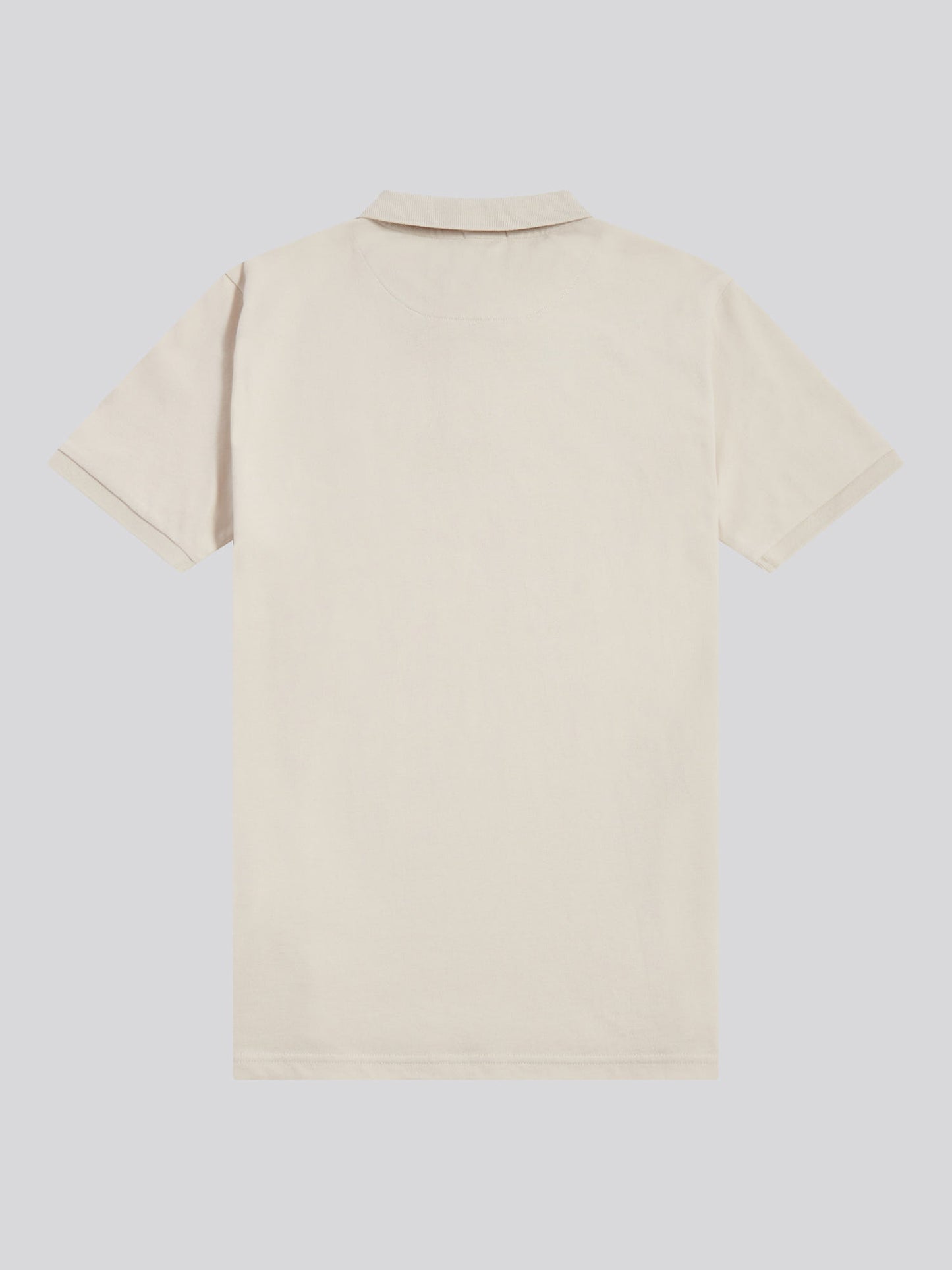 Mens Double Horsemen Polo Shirt Beige