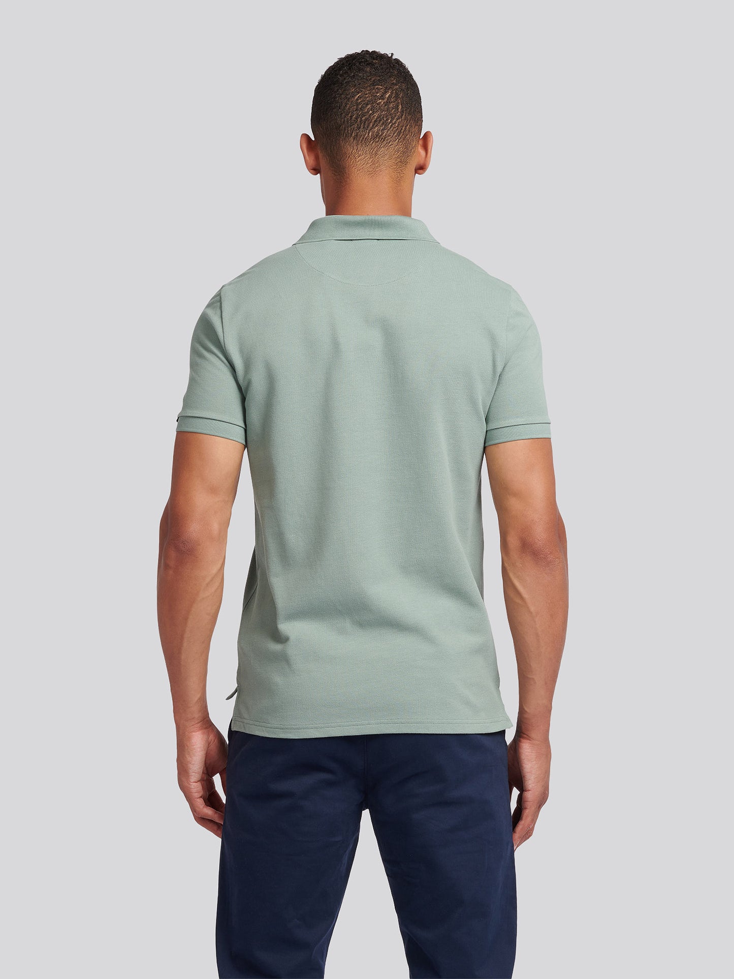 Mens Double Horsemen Polo Shirt Chinois Green