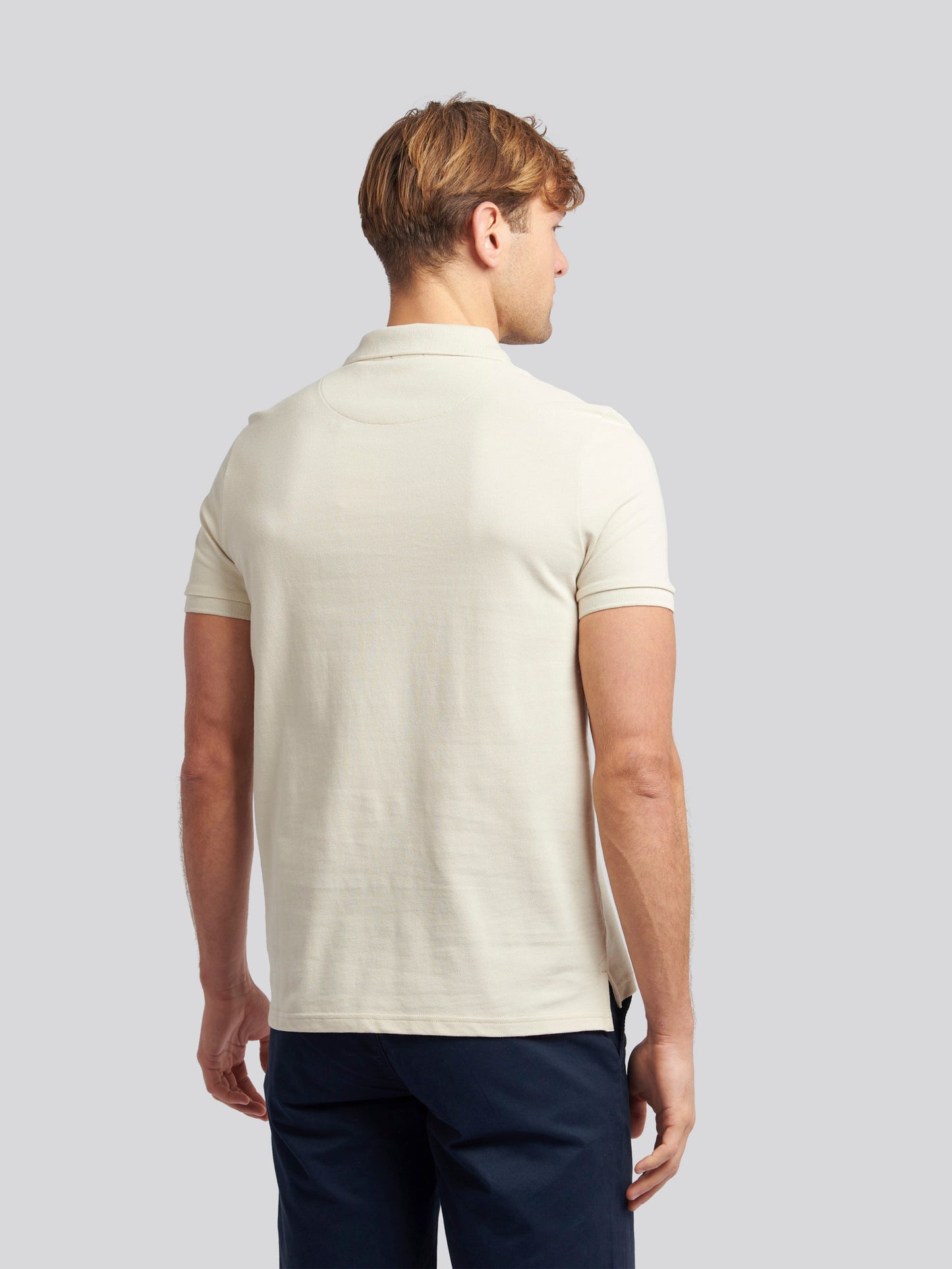 Mens Double Horsemen  Polo Shirt in French Oak