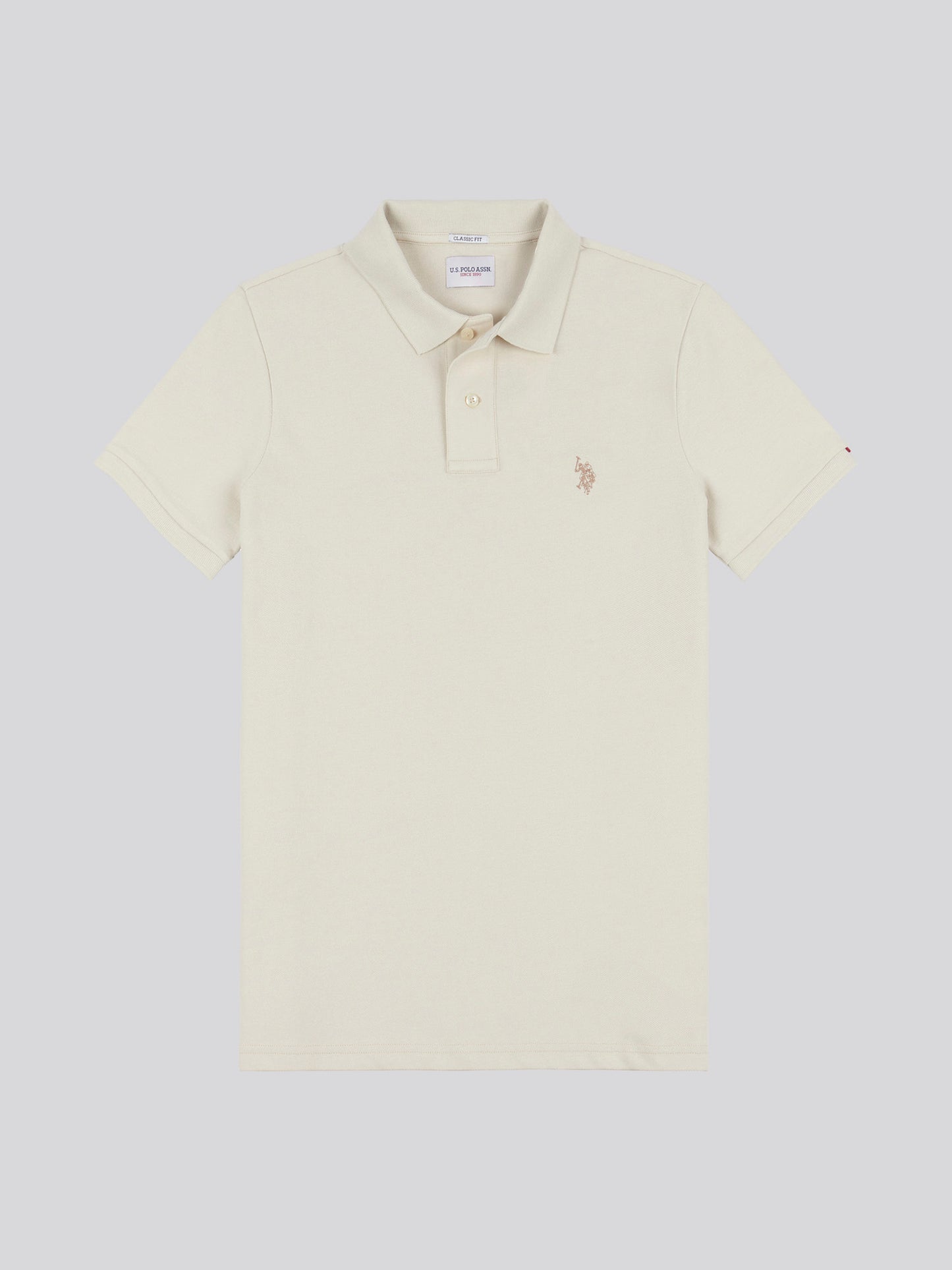 Mens Double Horsemen  Polo Shirt in French Oak