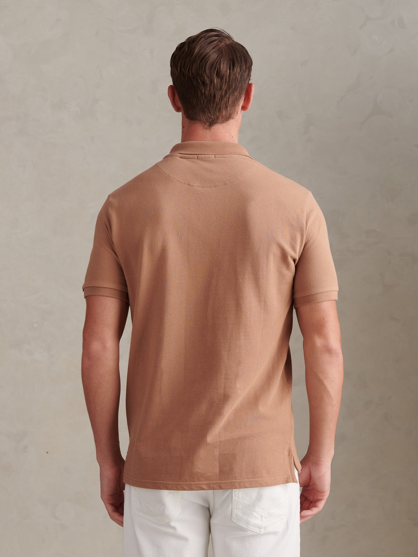 Mens Double Horsemen Polo Shirt Burro