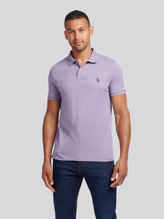 Mens Double Horsemen Polo Shirt Dusk