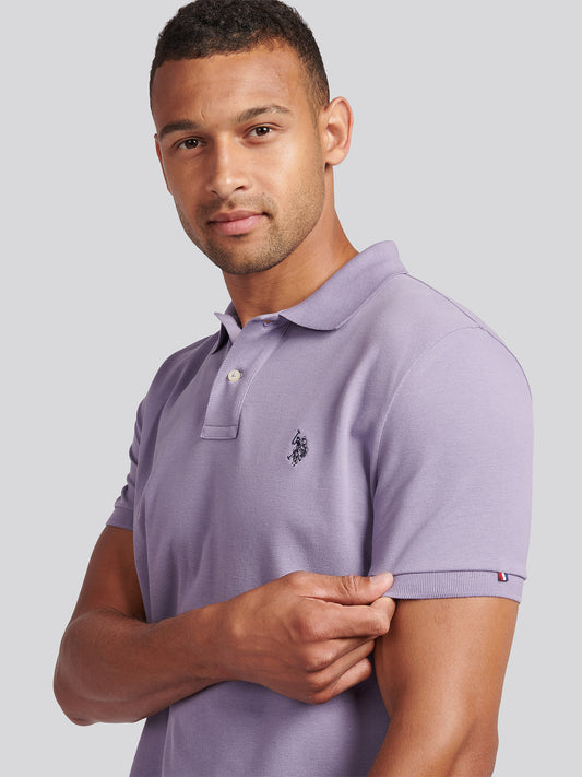 Mens Double Horsemen Polo Shirt Dusk