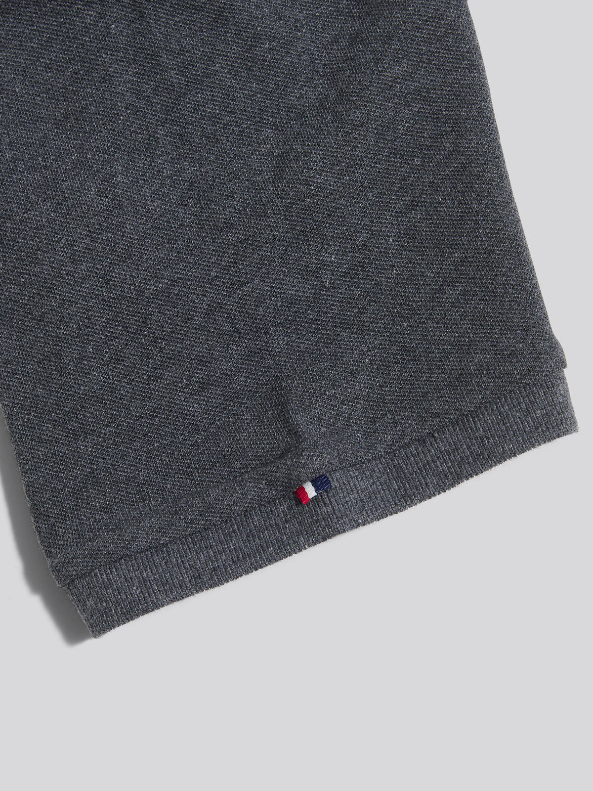 Mens Double Horsemen Polo Shirt Charcoal Marl