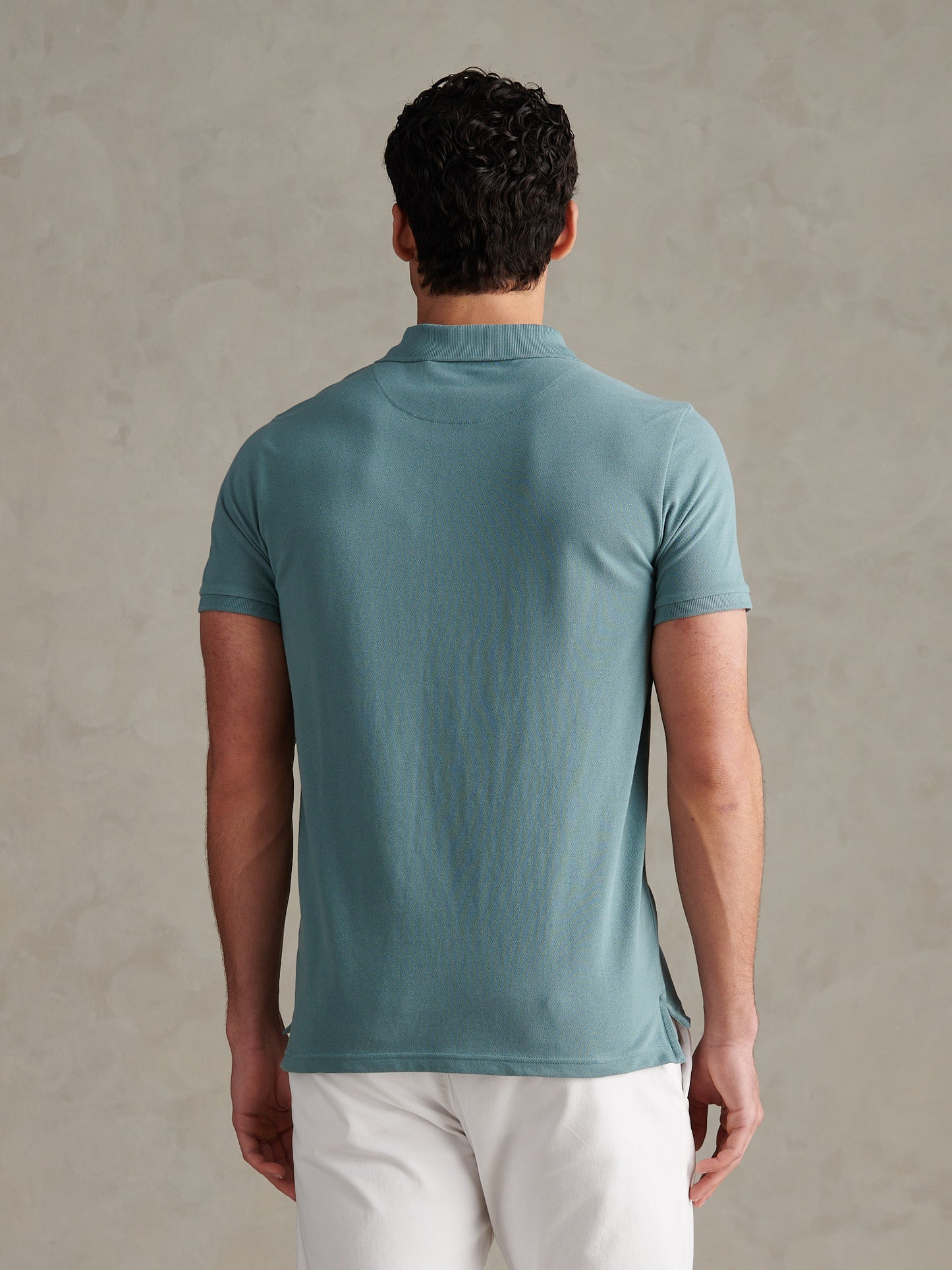 Mens Double Horsemen Polo Shirt Arctic