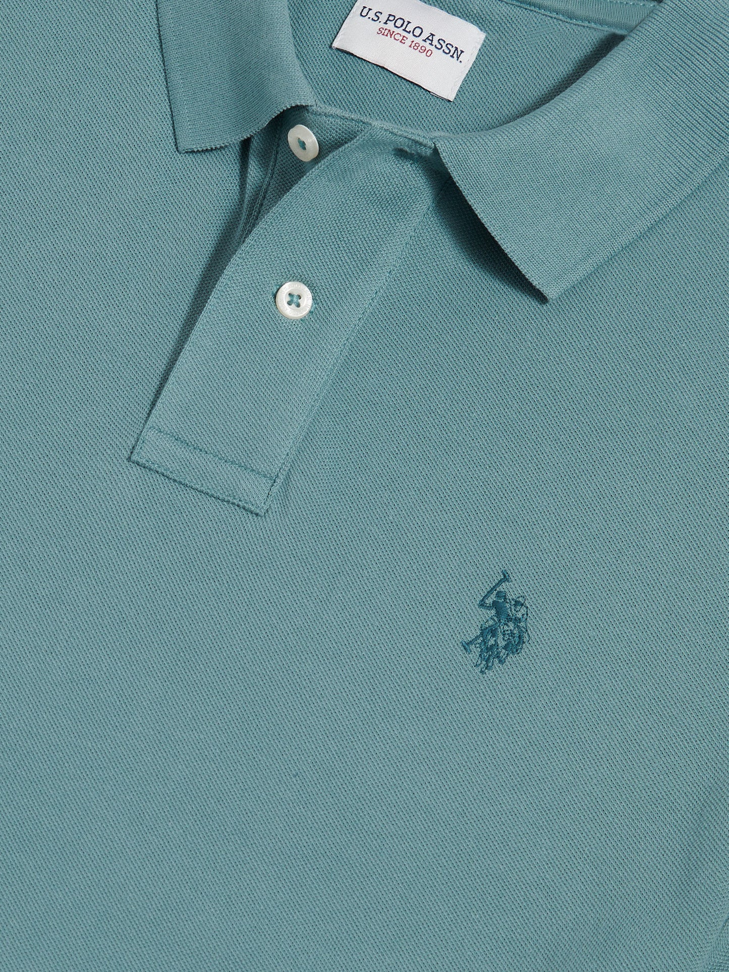 Mens Double Horsemen Polo Shirt Arctic