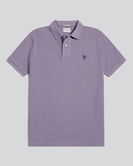 Mens Double Horsemen Polo Shirt Daybreak Marl