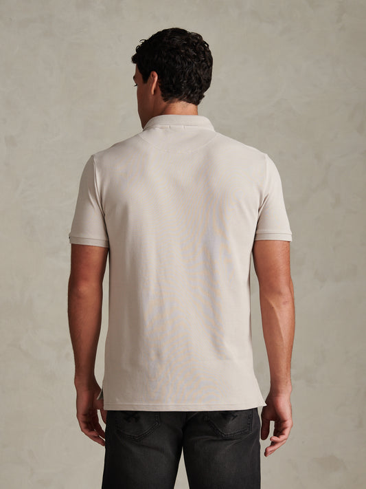 Mens Double Horsemen Polo Shirt Cinder