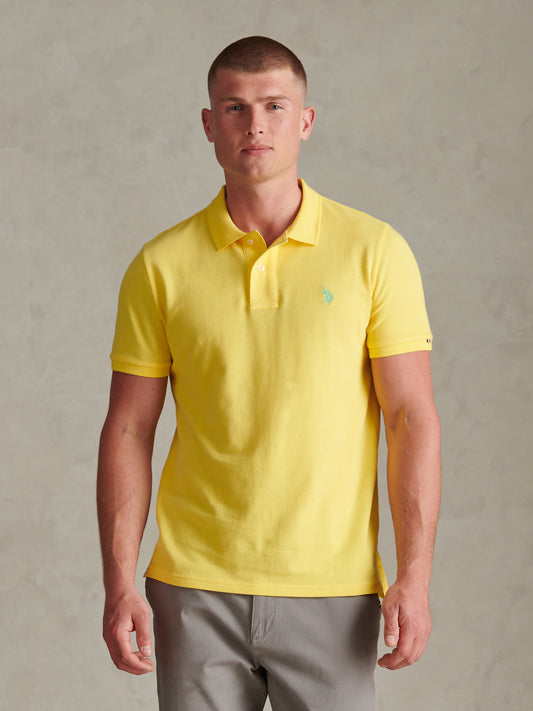 Mens Double Horsemen Polo Shirt Goldfinch