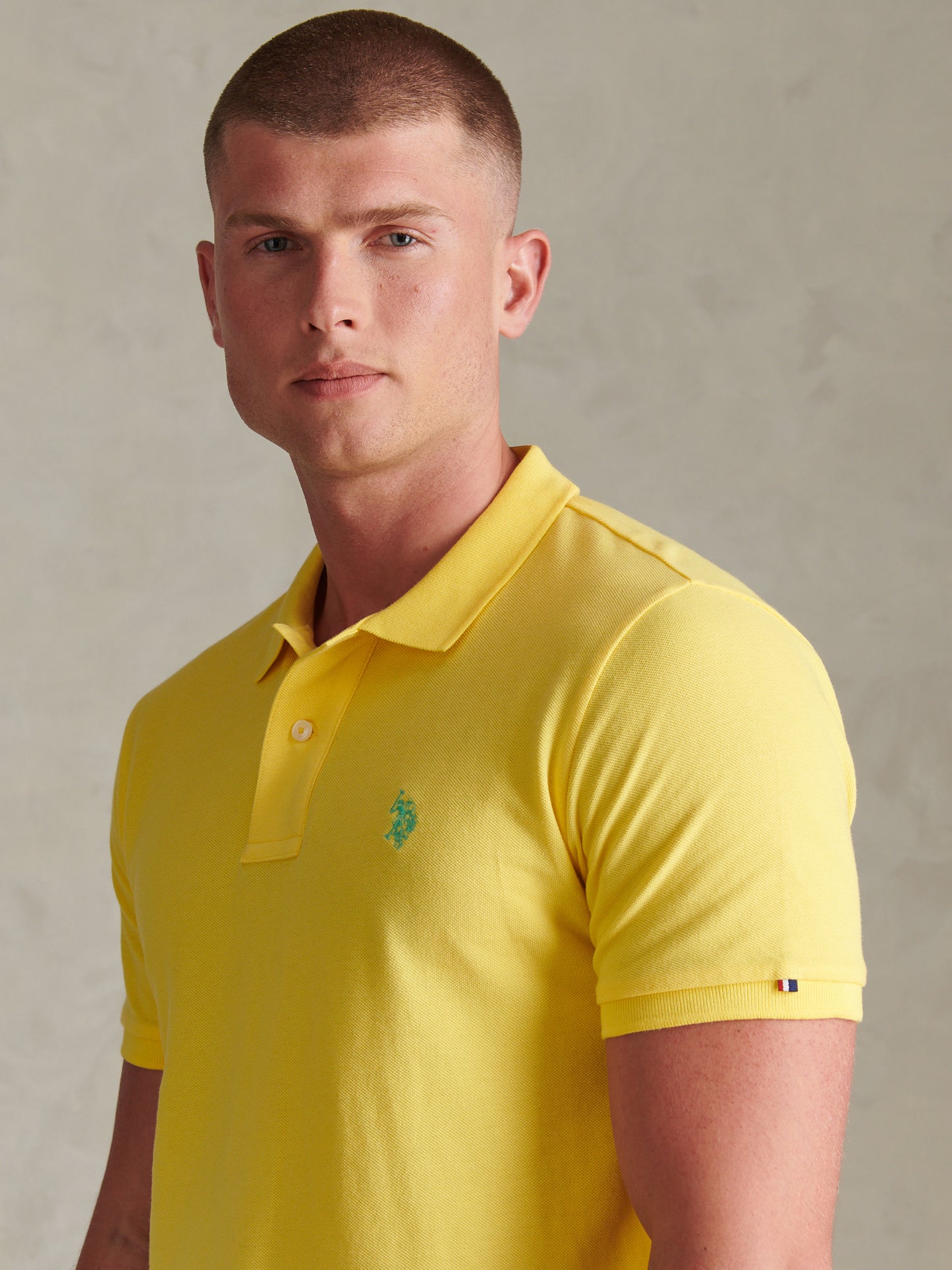Mens Double Horsemen Polo Shirt Goldfinch