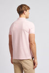 Mens Pique Polo Shirt in Tickled Pink