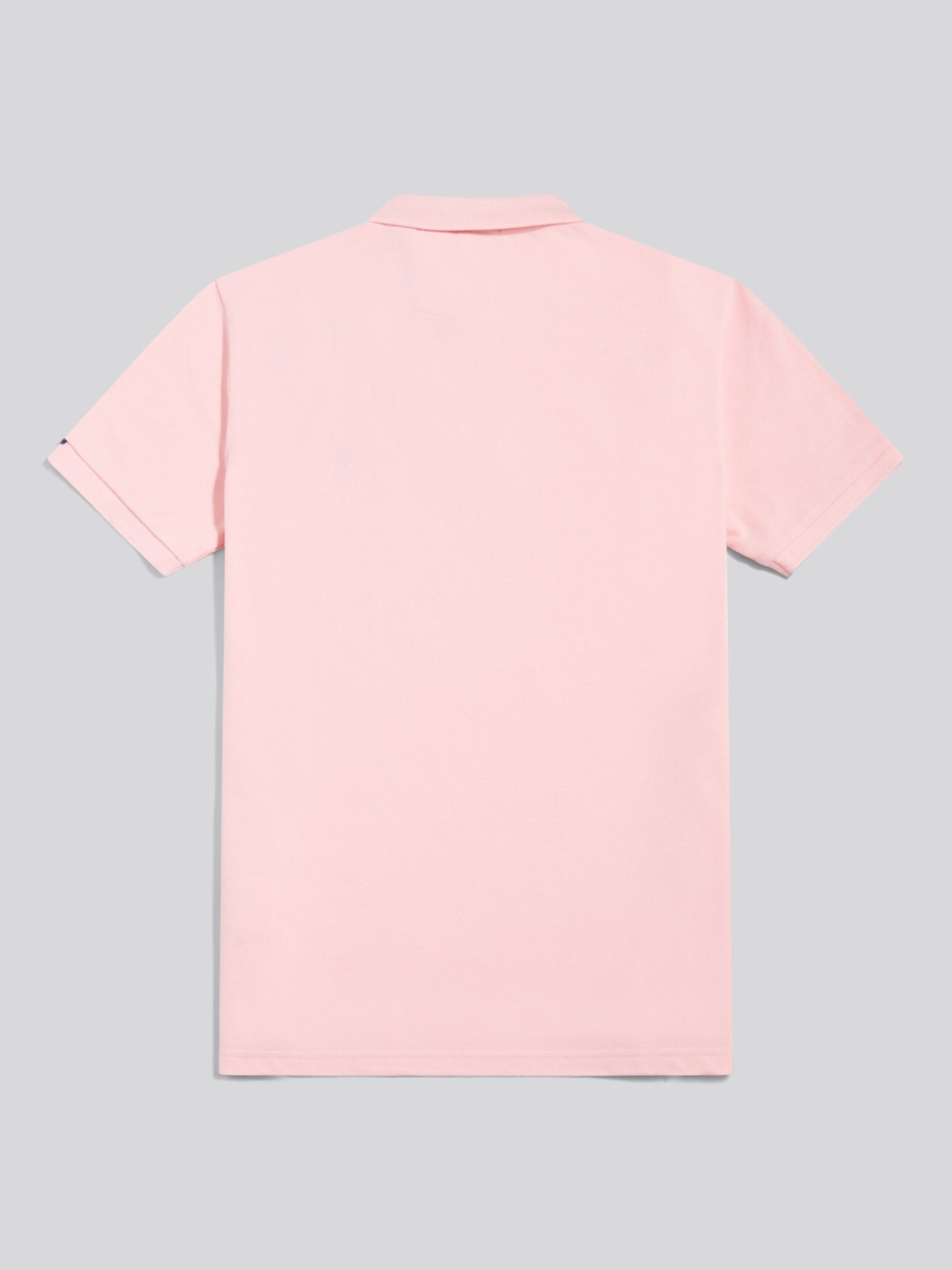 Mens Double Horsemen  Polo Shirt in Tickled Pink