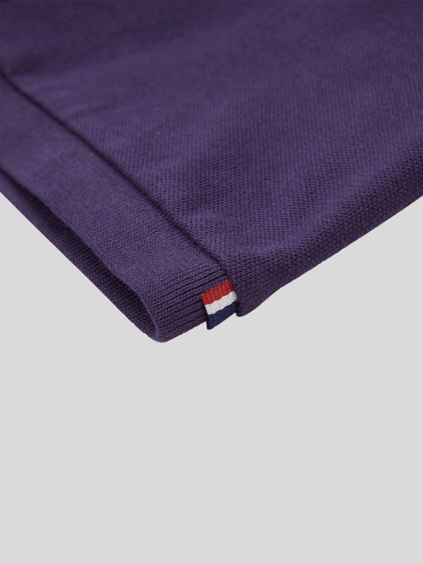 Mens Double Horsemen Polo Shirt Purple Plumeria
